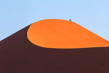 The famous dune 45. The Namib-Naukluft National Park of Namibia. - 540414788