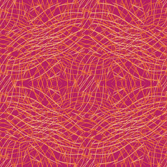 Seamless fractal pattern in vector format for printed fabrics or any other purposes. Every object is grouped base on color so the pattern is editable, tileable and easy to use.