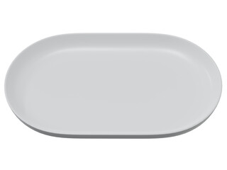 Kitchen plate 3d render for scene creation