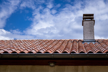 Toiture en tuiles provençales