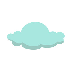 blue cloud on the clouds