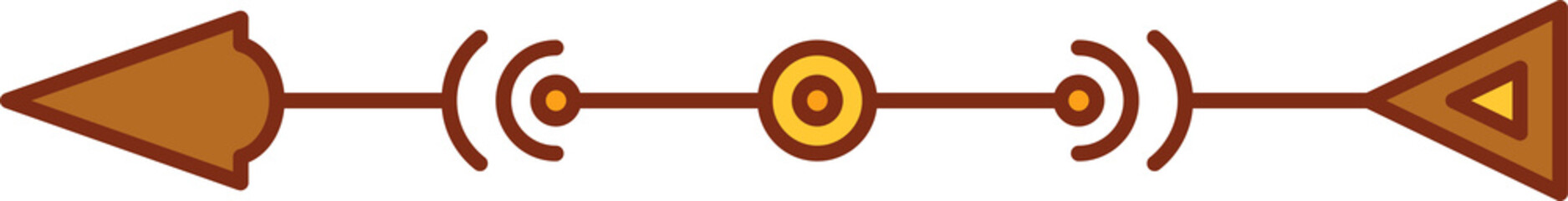 decorative arrow weapon illustration