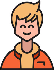 Obraz premium male character avatar illustration