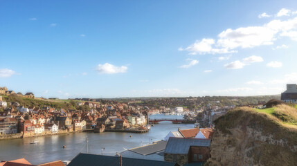 Whitby harbour.