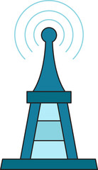 network tower and radio mast icon