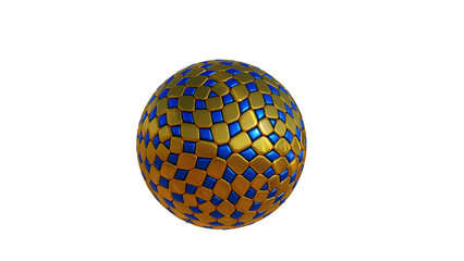 soccer ball isolated on white