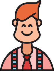 male character avatar illustration