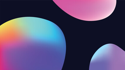 Colorful liquid abstract wave background