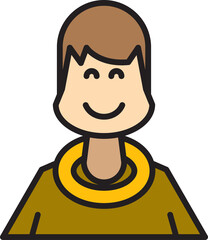 male character avatar illustration