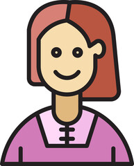 Obraz premium woman character avatar