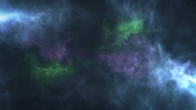 Colorful Motion Background with Nebula Effect Lights