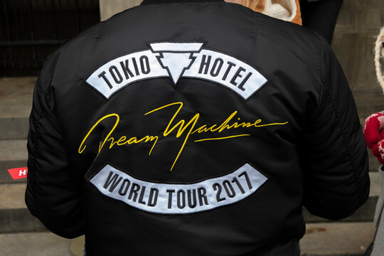 Merchandising Jacket From The Tokio Hotel Band World Tour 2017 At Amsterdam The Netherlands 2019