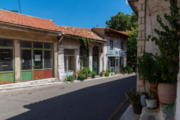 Fototapeta na wymiar Andritsaina village view in Arcadia, Greece