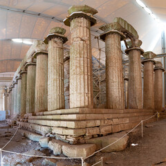 Temple of Apollo Epicurius at Bassae near Andritsaina, Greece