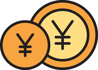 yuan money coin icon