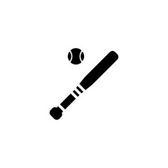 Baseball icon isolated on white background from baseball collection