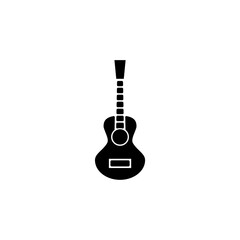 Fototapeta premium Acoustic guitar vector illustration for icon