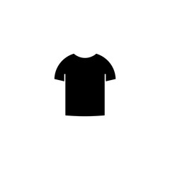 T shirt icon isolated on white background