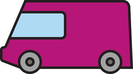 van icon illustration