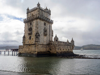 Torre de Belém (siglo XVI). Patrimonio de la Humanidad por la UNESCO desde 1983. Lisboa, Portugal.