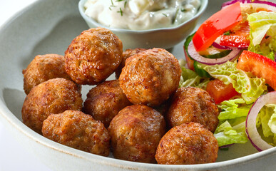 closeup of meat balls