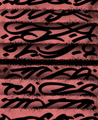 Calligraphy digital art