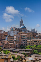vistas de Siena, Italia