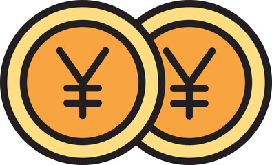 yuan coins icon