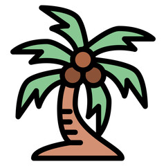 coconut tree plant nature forest
