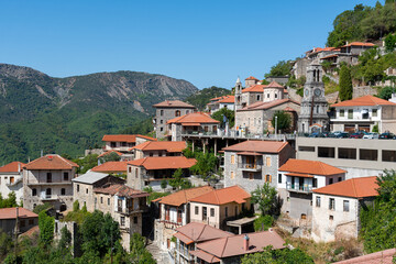 Fototapeta na wymiar Lagadia village in Arcadia, Greece