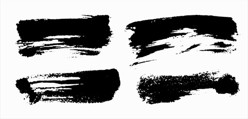Fototapeta premium Round Sponge Fine, long and curved brush strokes. Background combination of highly detailed abstract stroke, vector