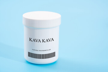 Kava Kava It is a nootropic drug that stimulates the functioning of the brain. Brain booster - obrazy, fototapety, plakaty