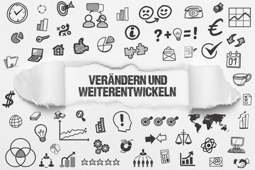 verändern und weiterentwickeln	