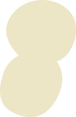 Cute and simple illustration in trendy color theme for design element and ornament isolated background