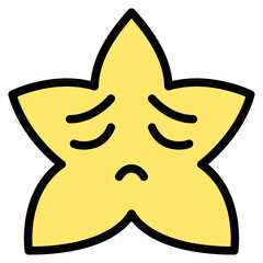 feeling down star emoji
