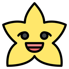 grinning star emoji