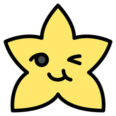 wink star emoji