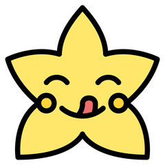 yummy star emoji