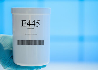 Packaging with nutritional supplements E445 emulsifier