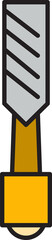 rasp tool icon illustration