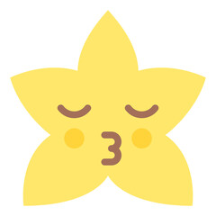 kissing star emoji