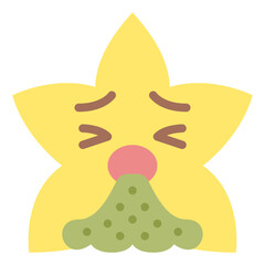vomiting star emoji