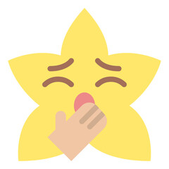 yawning star emoji