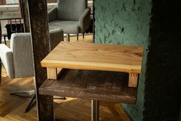 Obraz na płótnie Canvas old wooden background,wooden tea table.