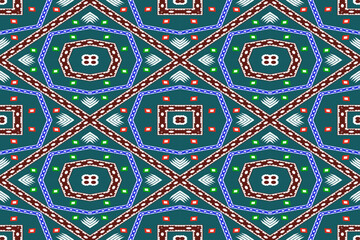 ethnic abstract art tribal seamless pattern Folk Embroidery, ikat Patterns, Aztec Geometric Art Ornament Prints, Carpet Designs, Wallpaper, Clothing, Wraps, Fabrics, Covers, Textiles , background imag