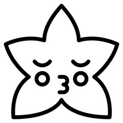 kissing star emoji