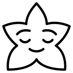 relieved star emoji