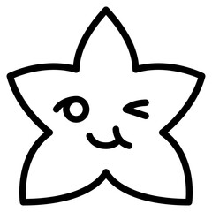 wink star emoji