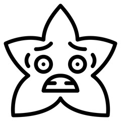 anxious star emoji