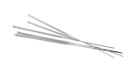 Many new sparkler sticks on white background